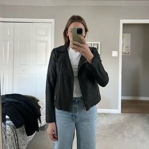Michael Kors Black 100% Leather Jacket
